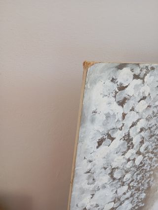 Cuadro al óleo paisaje abstracto