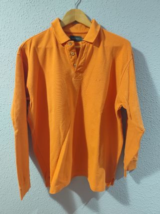 Polo Manga Larga EASY WEAR Naranja