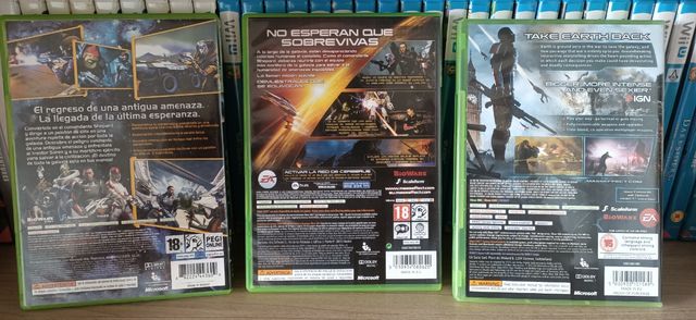 Trilogía Mass Effect Xbox 360