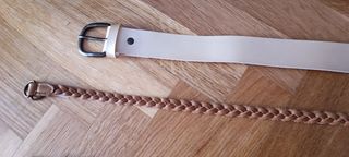 Cinturones: Azul, Marrón y Beige