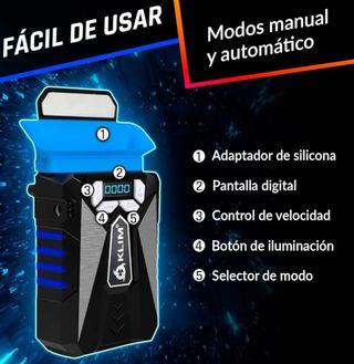 Ventilador KLIM Negro/Azul