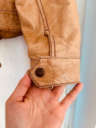 Giubbotto Blendshe Pelle Donna Senape S