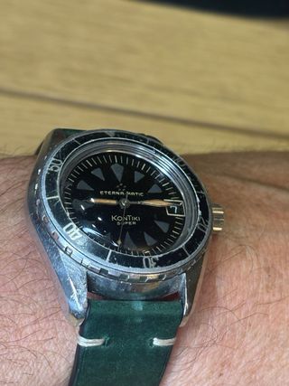 Reloj Eterna Matic Súper Kontiki vintage watch