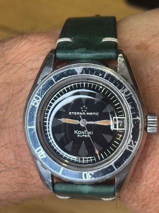 Reloj Eterna Matic Súper Kontiki vintage watch