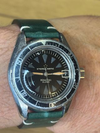 Reloj Eterna Matic Súper Kontiki vintage watch