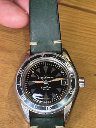 Reloj Eterna Matic Súper Kontiki vintage watch