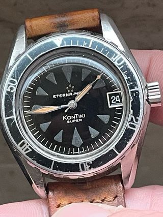 Reloj Eterna Matic Súper Kontiki vintage watch