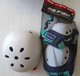 Set Protecciones Patinaje AS FISH Talla L