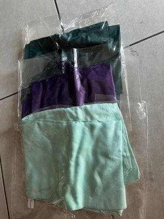 Set 3 Hijab Verde e Viola
