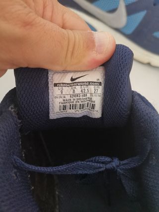 Zapatillas Nike Air Max Azul y Blanco