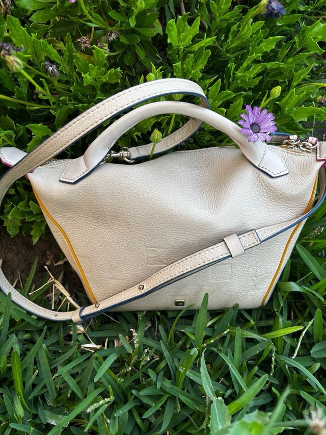 Bolso bandolera Purificación García Beige