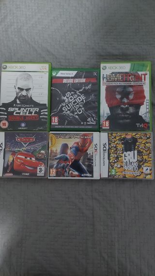 Pack 6 Videojuegos Xbox 360 y 3DS