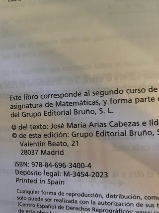 Matemáticas 2 ESO 3 volúmenes Proyecto 5 etapas