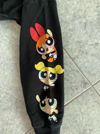 Felpa corta bambina Powerpuff Girls
