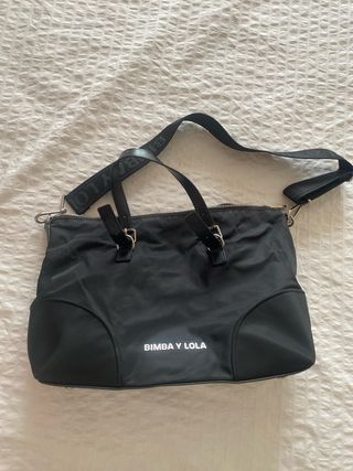 Bolso Shopper Grande Nylon Negro BIMBA Y LOLA