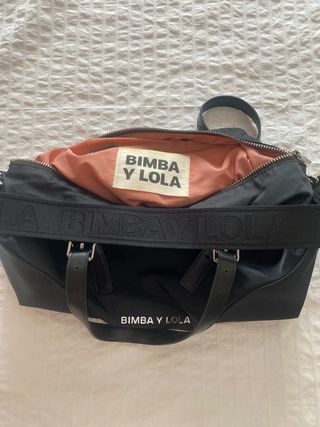 Bolso Shopper Grande Nylon Negro BIMBA Y LOLA