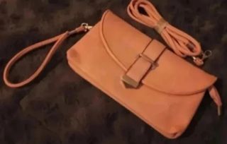 Bolso Clutch Salmón