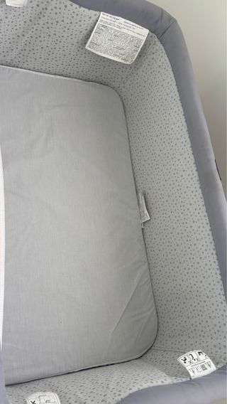 Minicuna colecho Chicco gris