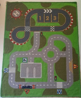 Alfombra infantil de juegos para coches