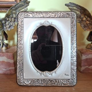 Cornice Portafoto Argento 925 anni 90 foto cm 9x13