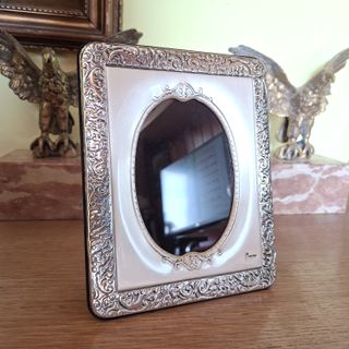 Cornice Portafoto Argento 925 anni 90 foto cm 9x13