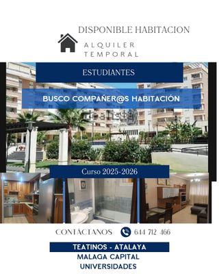 Alquiler temporal habitación Teatinos