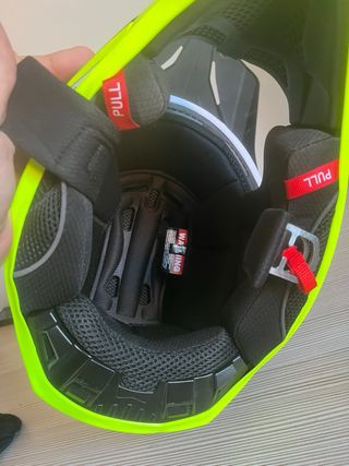 Casco Moto Integral Raven Negro/Amarillo XL