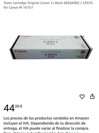 Canon C-EXV 5 Toner Negro