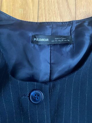 Conjunto Pull and Bear Top y Falda Negro