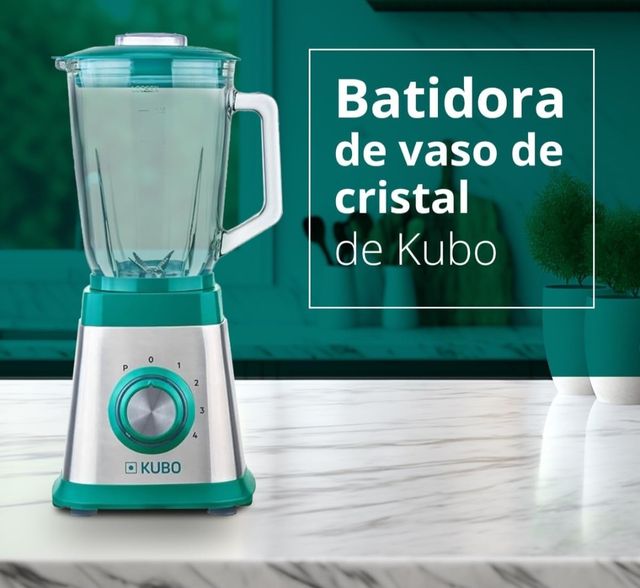 Batidora de vaso cristal Kubo