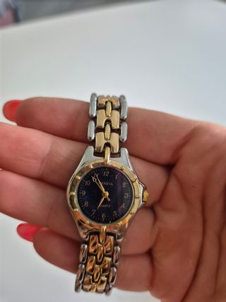Reloj Geneva Mujer Oro y Plata