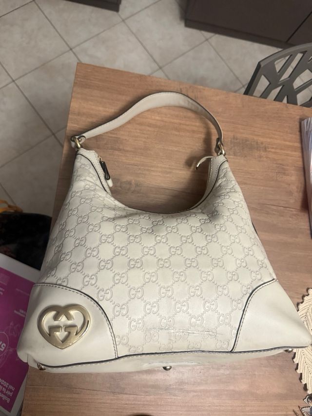 Borsa Gucci Pelle Bianca