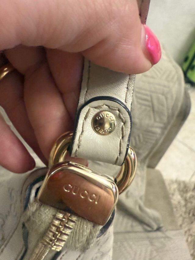 Borsa Gucci Pelle Bianca