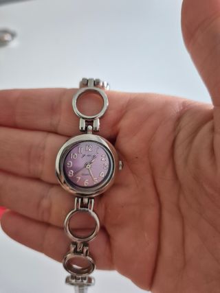 Reloj G.W.G. Mujer Plata y Rosa
