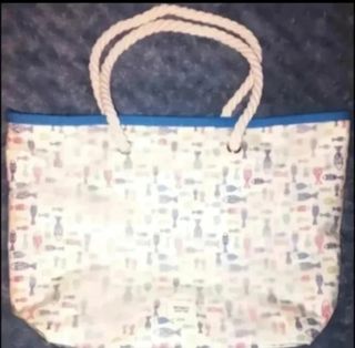 Bolsa de playa Misako con estampado de peces