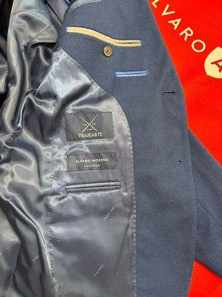 Traje Alvaro Moreno Azul y Camisa Blanca Celopman