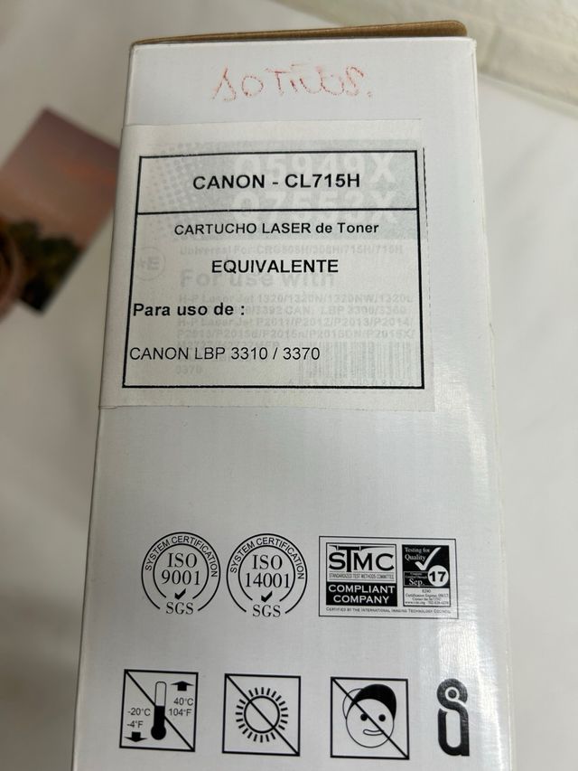 Tóner Canon CL715H para LBP 3310/3370