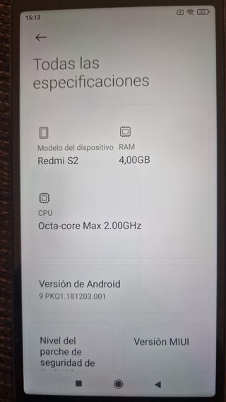 Xiaomi Redmi S2 4GB 64GB Plata