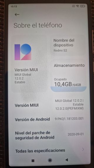 Xiaomi Redmi S2 4GB 64GB Plata