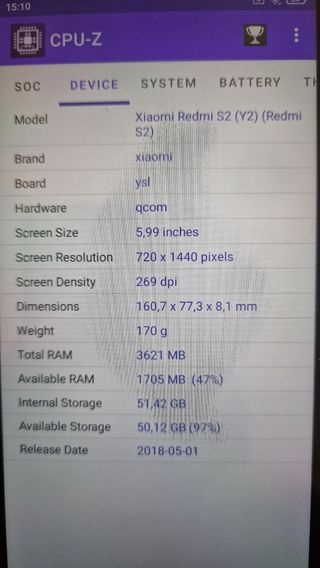 Xiaomi Redmi S2 4GB 64GB Plata