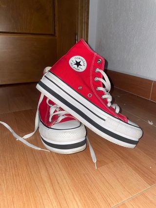 Converse Rojas Plataforma