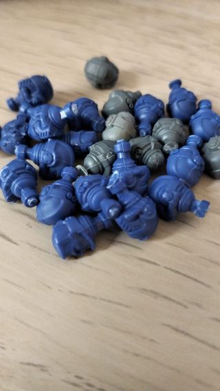 Lote Cabezas Space Marines Warhammer 40k