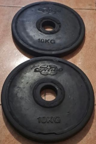 PESAS LOTE DISCOS OLIMPICOS DE 10KG 15KG 20KG 50MM