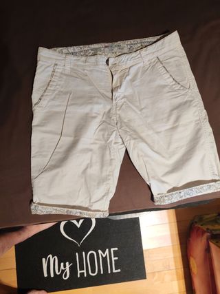 Pantalón corto blanco TOP STAR