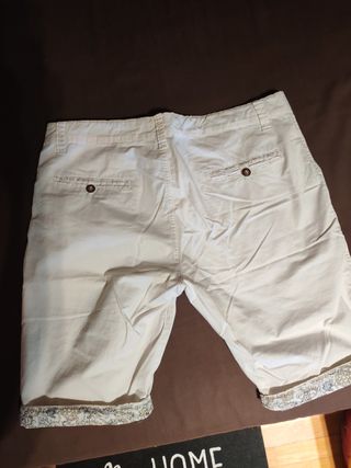 Pantalón corto blanco TOP STAR