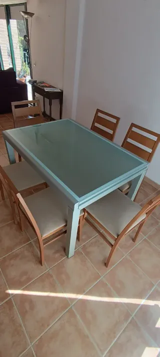 Mesa de comedor con 6 sillas