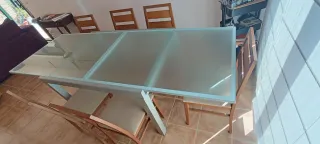 Mesa de comedor con 6 sillas