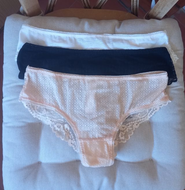 3 Braguitas Nuevas Talla XS