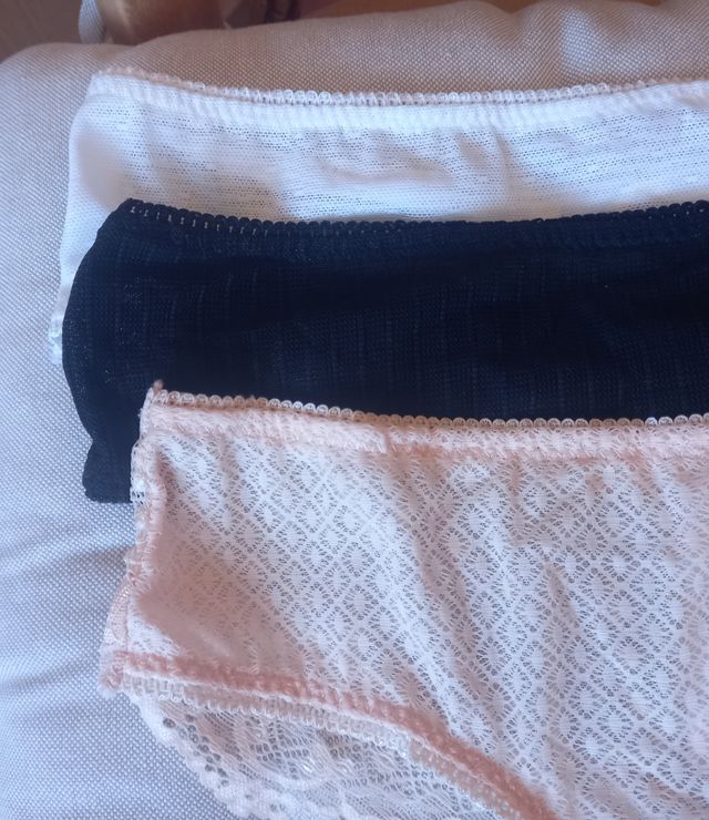 3 Braguitas Nuevas Talla XS