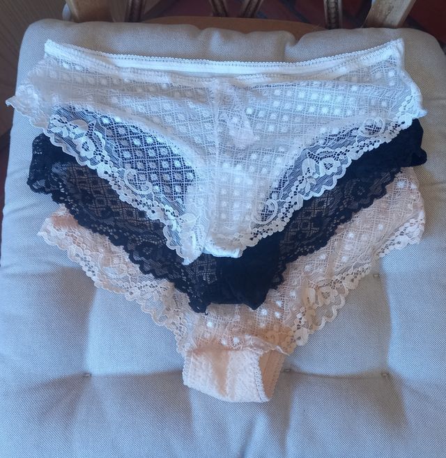 3 Braguitas Nuevas Talla XS